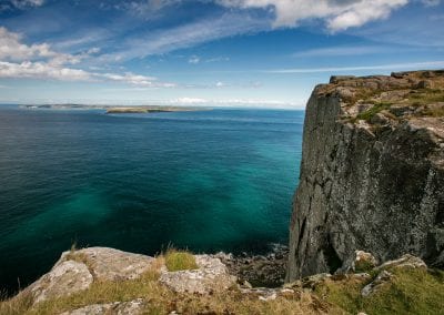 a view of the sea from fairhead aka dragonstone