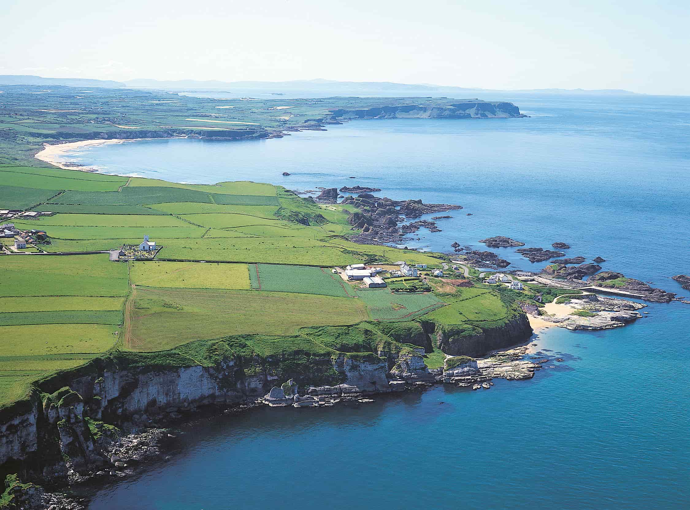 Ballintoy Aerial View